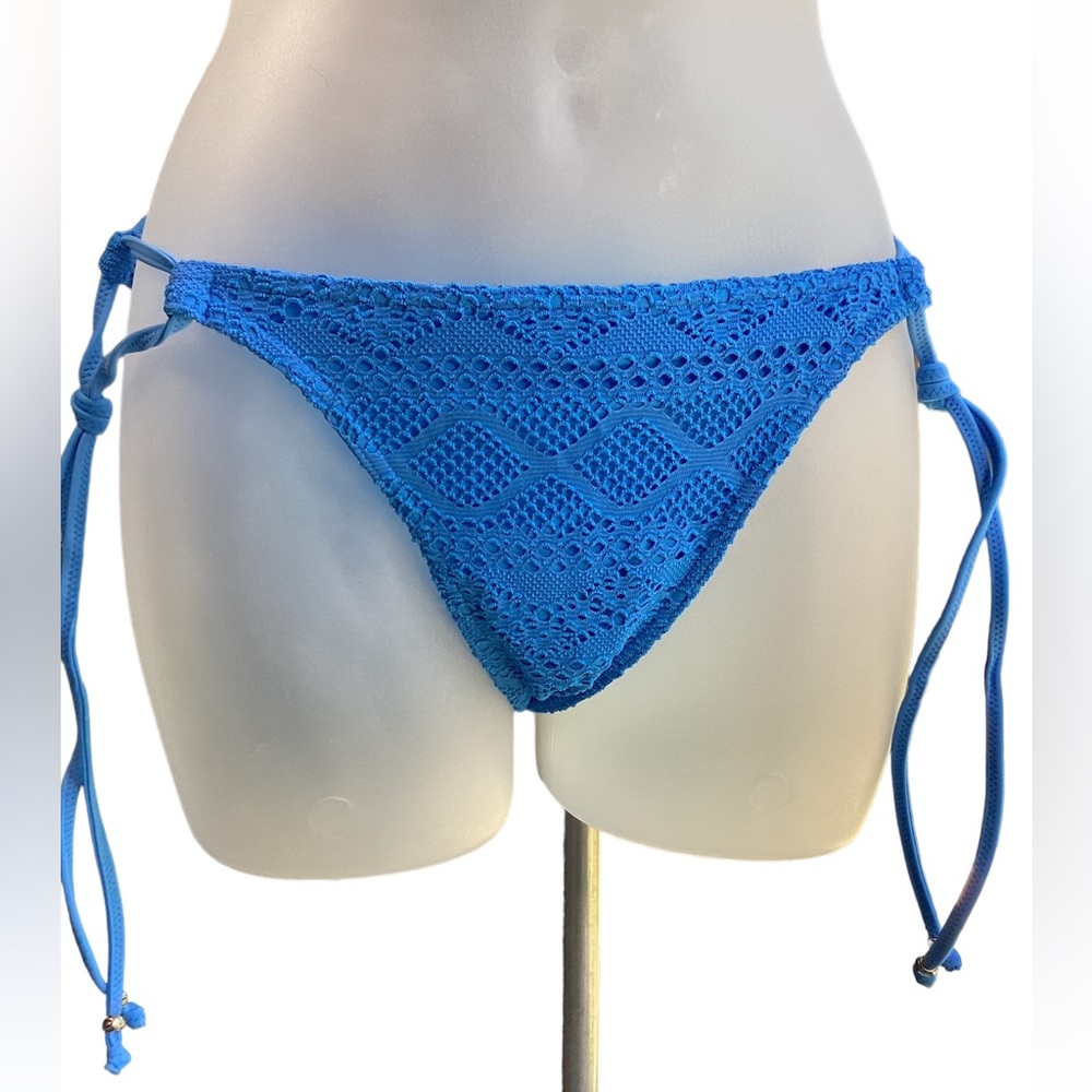 Freya Sundance Blue Crochet Bikini Bottom. B12